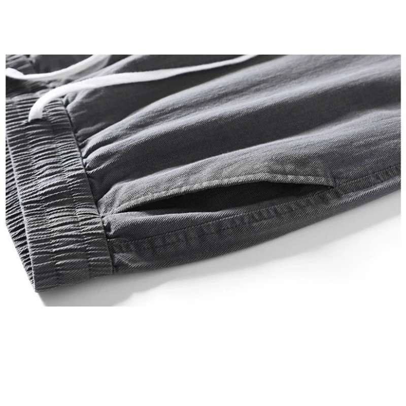 Мужские модные спортивные брюки уличные стильные штаны на шнуровке мешковатые