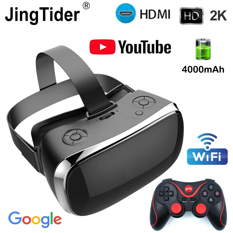 Новые V3H VR очки все в одном Виртуальная реальность 5,5 дюймов 2K дисплей 3 ГБ/16 ГБ действия S900 четырехъядерный 1,7 ГГц Wifi 4000 мАч VR очки