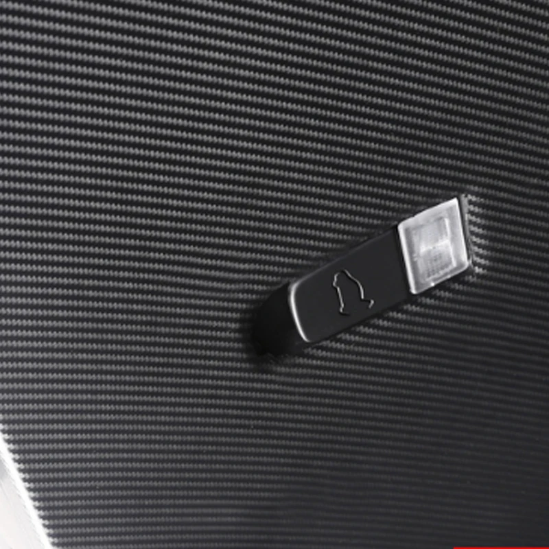 Модификация для Tesla model X наклейка на заднюю дверь багажника из углеродного