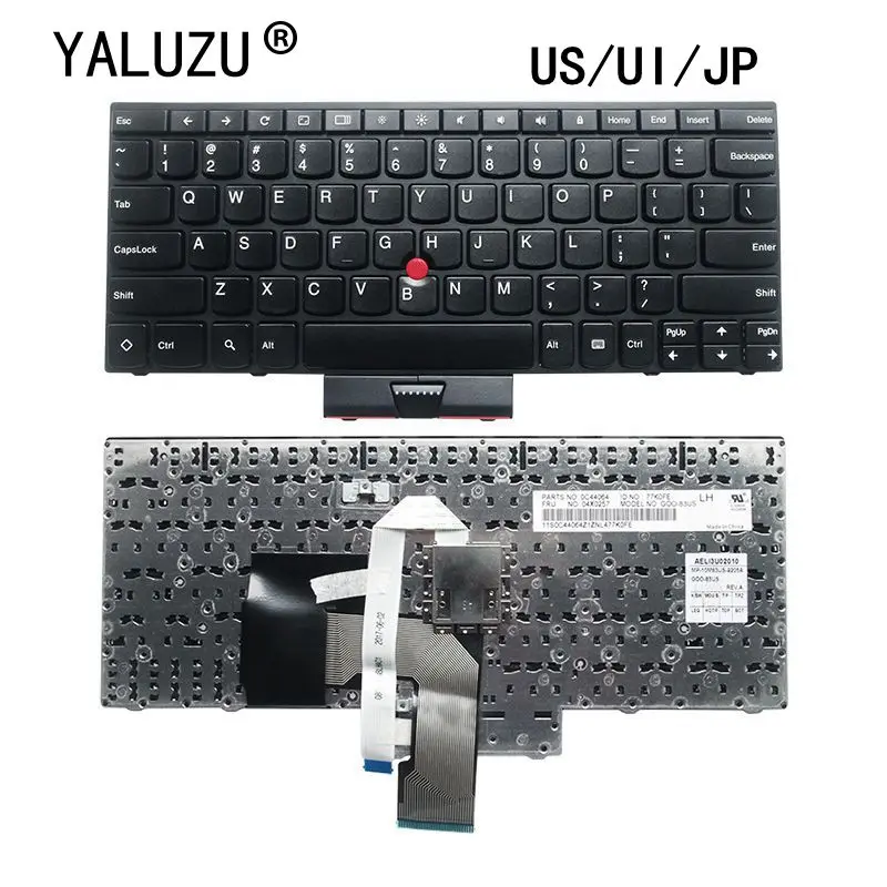 UI/США/Япония с мышью полюс черный новая английская клавиатура для ноутбука Lenovo E220