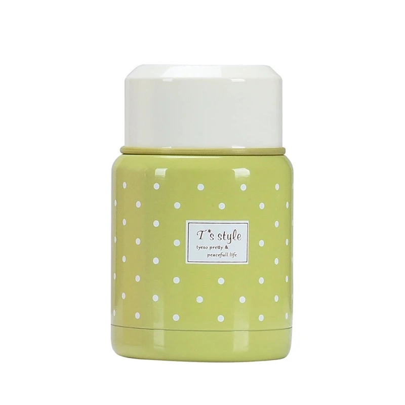 Food Jar Thermos and Folding Spoon Thermal Lunch Box Children Termos Colorful Soup Jar Portable Bag For Food With Container