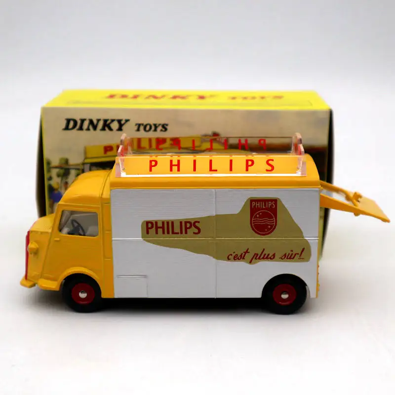 Atlas 1:43 DINKY TOYS 587 Camionnette CITROEN yellow Diecast коллекция моделей Авто