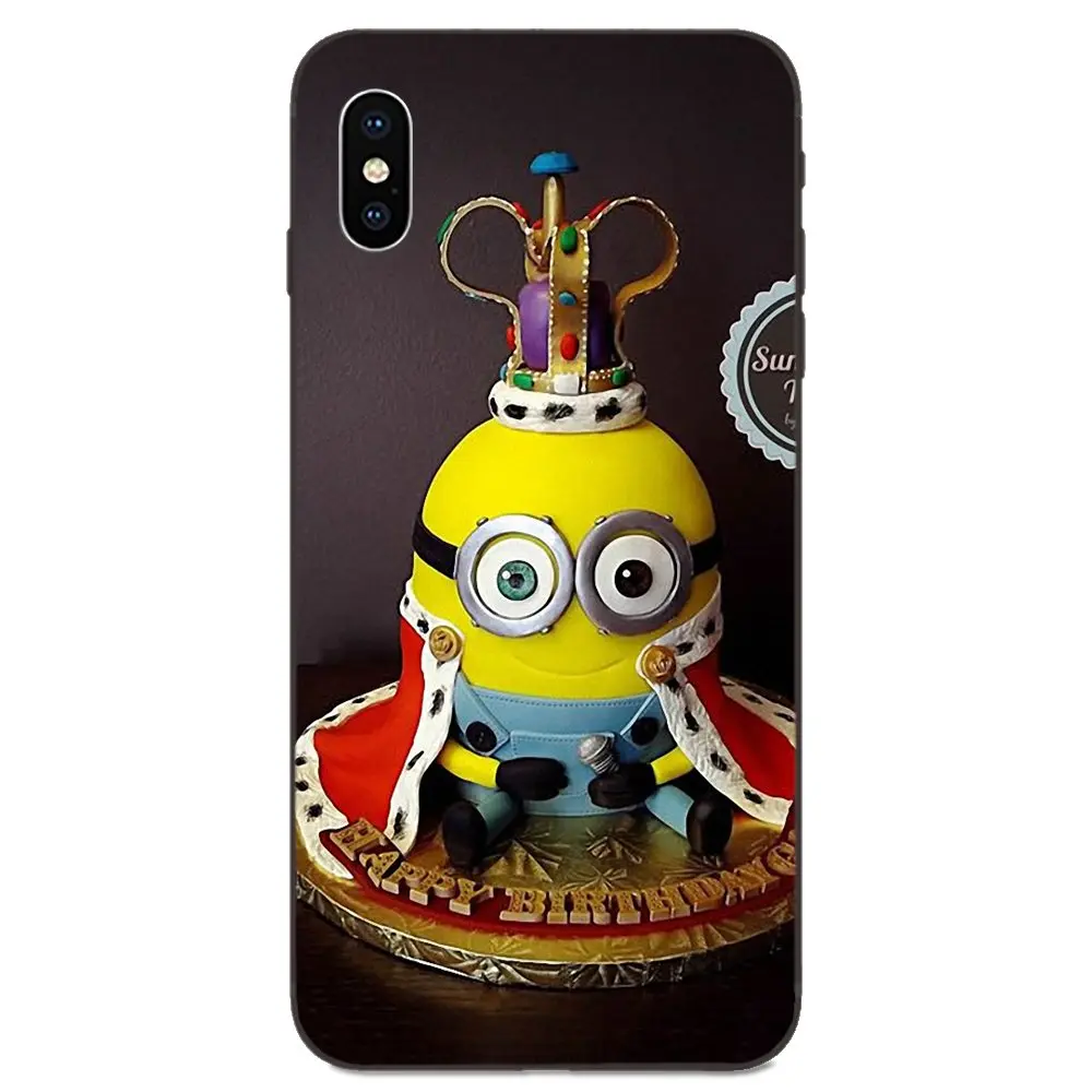 Жесткий чехол для телефона с рисунком Tumblr Миньоны Kingbob Apple iPhone 11 X XS Max XR Pro 4 5 6 6S 7 8 Plus