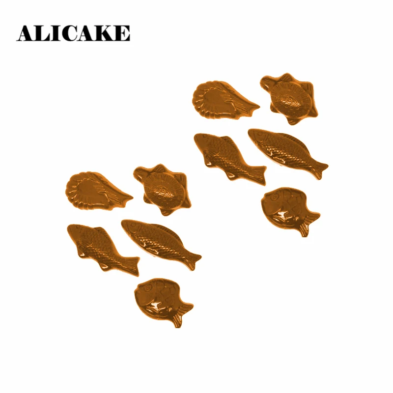 Морская ракушка форма морской рыбы животное поликарбонат для шоколада конфет