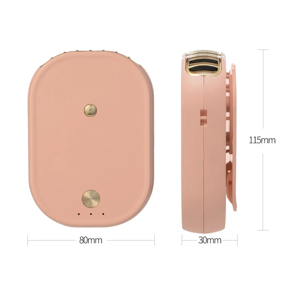 

Summer Handsfree Personal Desktop Cooling Neck USB Charging Personal Desk Mini Fans for Home Outdoor Sport Travel