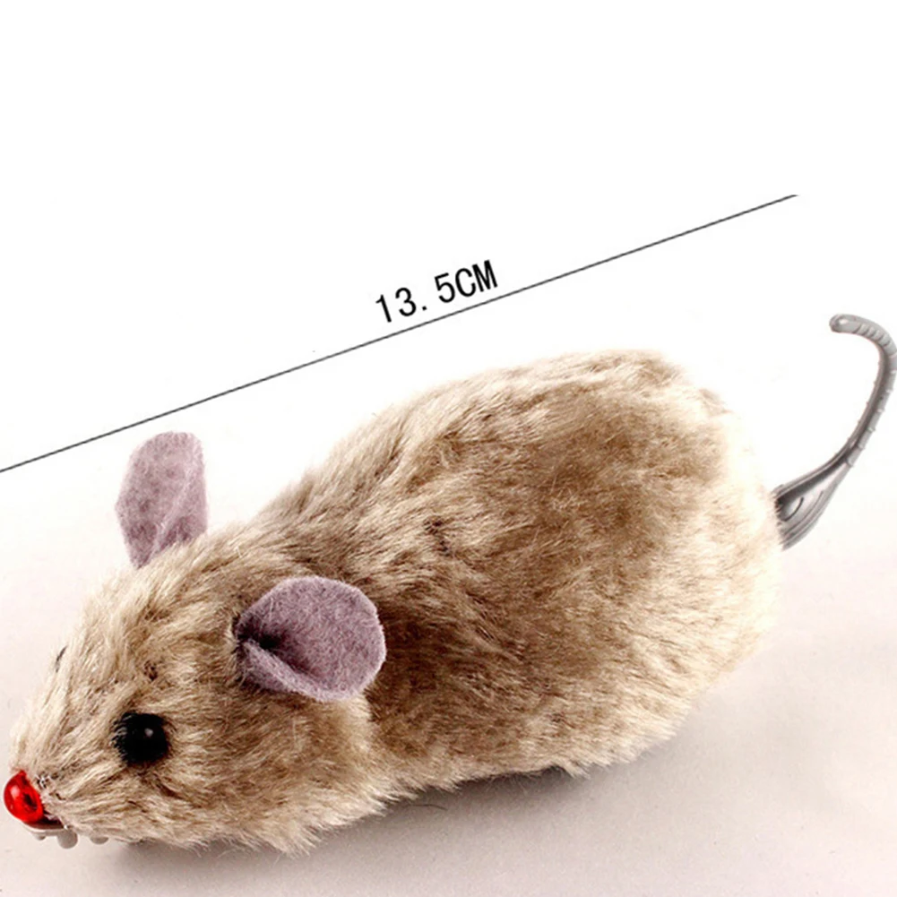 Wind Up Racing Mouse Plush Mice Toy Pets Toys 5.3" Child and Christmas GIfts | Дом и сад