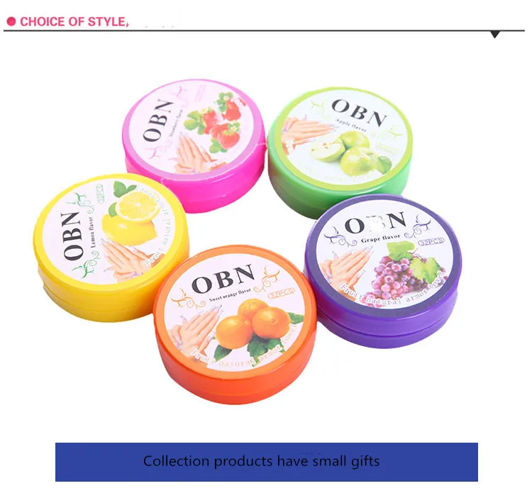 Полотенце для ногтей с фруктовым вкусом моющаяся водная Съемная фототерапия