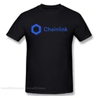 XRP Ripple Coin криптовалюта 2021 Новое поступление футболка Chainlink монета уникальный дизайн рубашка с круглым вырезом хлопок для мужчин футболка