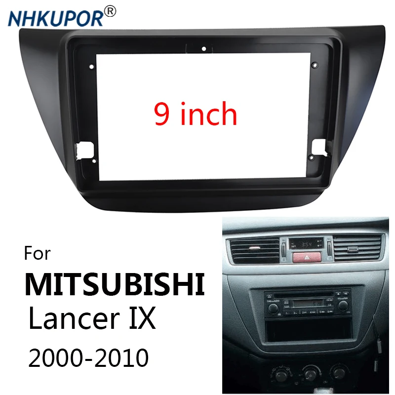 

Auto Stereo Android Head Unit Frame Kit For MITSUBISHI Lancer IX 2000-2010 Double Din Center Console Holder Dash Panel Fascia