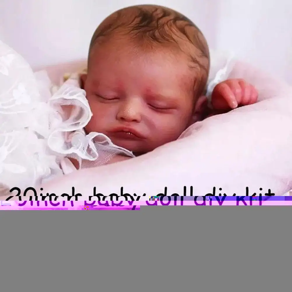 

20 Inch 2102 Silicone Rebirth Doll Kit Suitable For Vinyl Doll Accessories DIY Toy Soft Simulation Doll Unassembled Parts