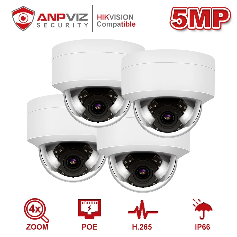 

Anpviz 16CH 4K NVR 5MP POE 4X Optical vari-Focal IP Camera Kit Security Outdoor 8/10/12/16Pics CCTV Video Surveillance NVR Kits