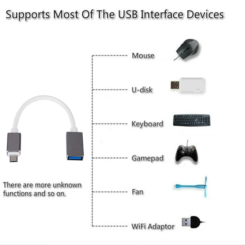 Micro USB OTG Cable Adapter Male to 3.0 Female for Xiaomi Redmi Samsung Tablet Android Adapters Converters | Мобильные телефоны и