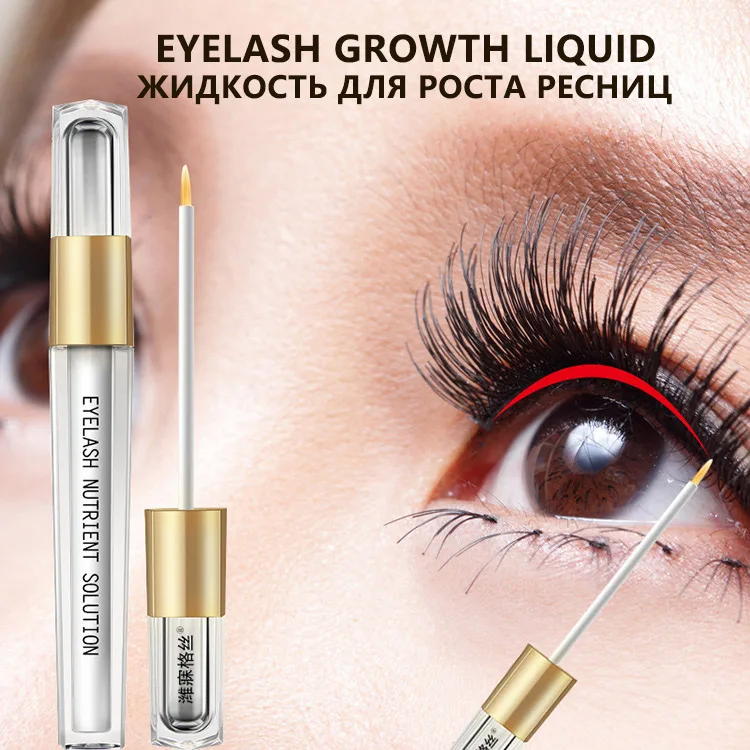 Усилитель роста ресниц и бровей сыворотка с биотином естественного пептидов для