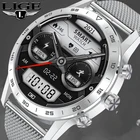 Смарт-часы LIGE мужские, экран 454x454 HD, Bluetooth, вызов, беспроводное зарядное устройство, поворотная кнопка, водонепроницаемость IP68, воспроизведение музыки, ЭКГ
