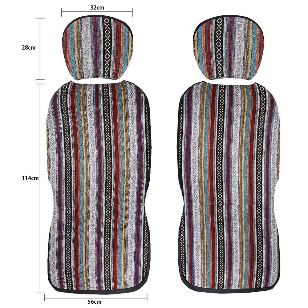 4 шт. сиденья розовый/серый авто чехлы на в этническом стиле Стиль чехла для