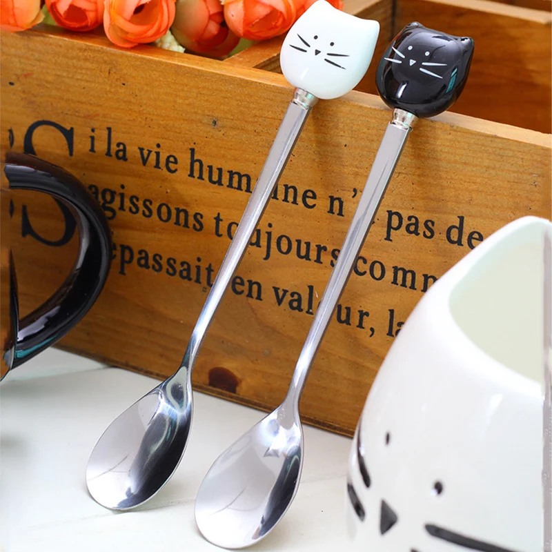 1 шт. детская ложка для чая из нержавеющей стали | Дом и сад