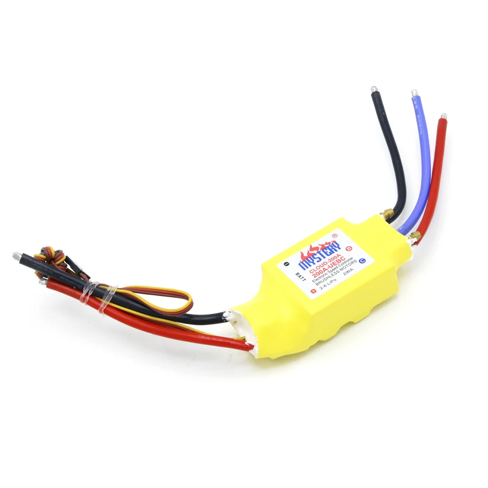 1 шт. 2-6S 30A/50A/80A/100A/200A ESC 5 V/3A 5 V/5A UBEC Бесщеточный Регулятор скорости ESC для RC лодки UBEC 200A/S