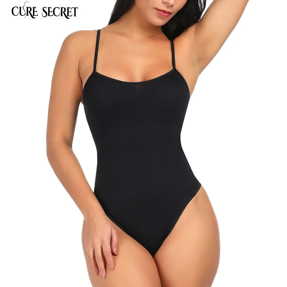 Женское нижнее белье для похудения CURE SECRET тонкое на бретельках боди с эффектом