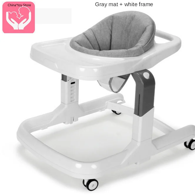 

Hot Baby Walker Anti-O Type Leg Rollover 6-24 Months Girl Male Baby Multifunctional Young Children Hand Push Can Sit