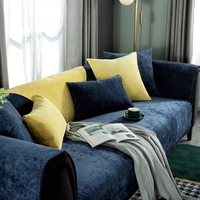 1 piece sofa covers for living room gray coffee beige plush soft sofa cushion couch cover modern minimalist corner sofa towel