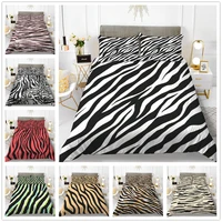 black and white striped bedding leopard print duvet cover zebra stripes bedding safari animal comforter cover bedspread cover