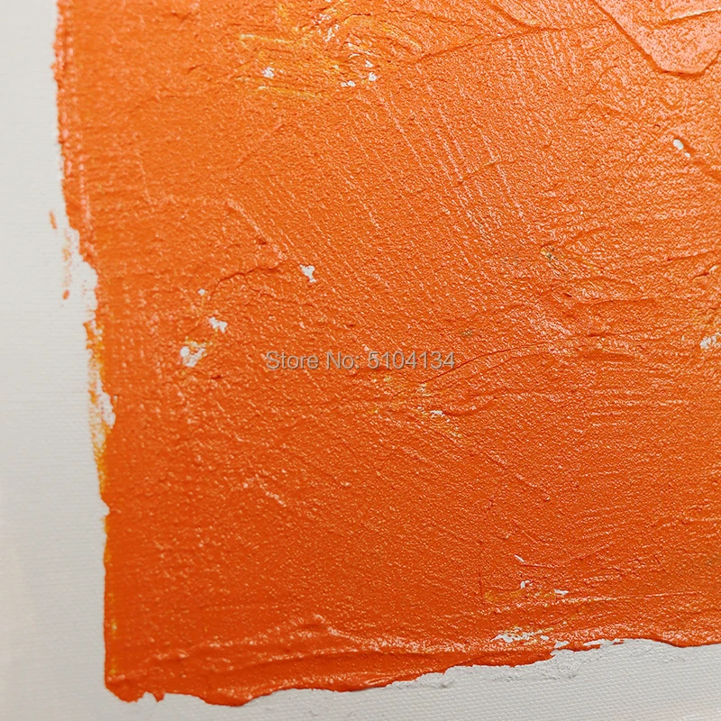 Ручная роспись абстрактные яркие оранжевые цветные Масляные картины