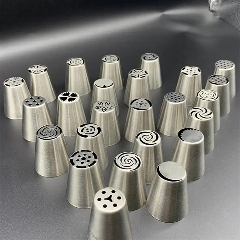 Нержавеющая сталь русские наконечники для выпечки крема сопло обледенения