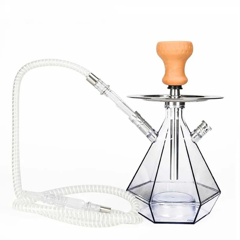 

Оптовая продажа, дешевый высококачественный акриловый материал, арабский кальян Sheesha, лучший кальян с переменным цветом