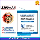 LOSONCOER 2300mAh для go pro hero 9 зарядное устройстводля GoPro Hero 9 Black Li-Ion AHDBT-901 Batteria аксессуары для камеры