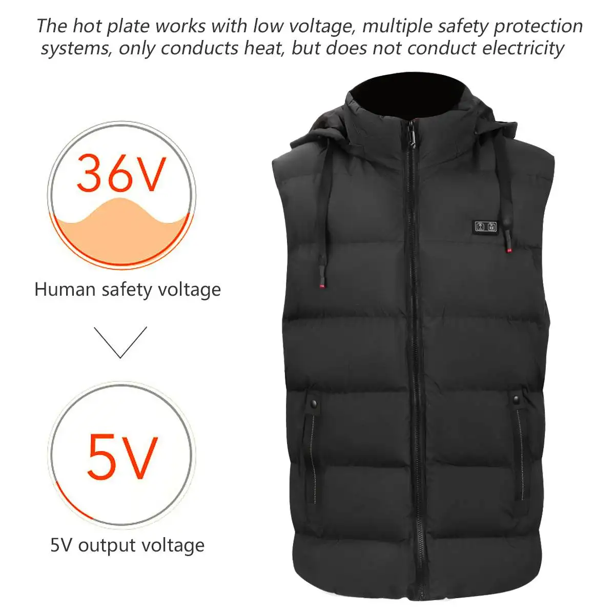 Жилет с подогревом 11 зон для мужчин и женщин Мужская зимняя уличная спортивная