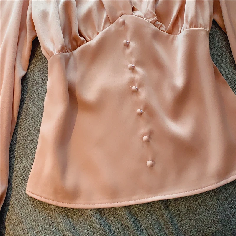 HIGH STREET 2020 Новейшая модная дизайнерская блузка женская с длинным рукавом