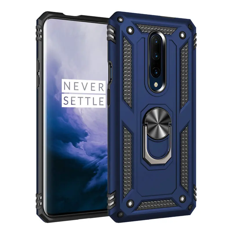 Чехол для Oneplus 7Pro чехол 7 Pro металлическое кольцо задняя крышка роскошный