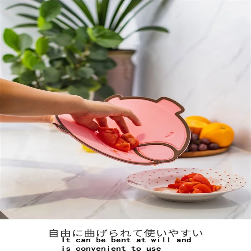 

Collapsible Chopping Block Foldable Cutting Board Kitchen Silicone Cutting Board Fruit Washing Basket With Draining Plug Kawaii