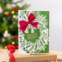 panalisacraft christmas wreath metal cutting dies stencils for diy scrapbookingalbum decorative embossing diy paper cards