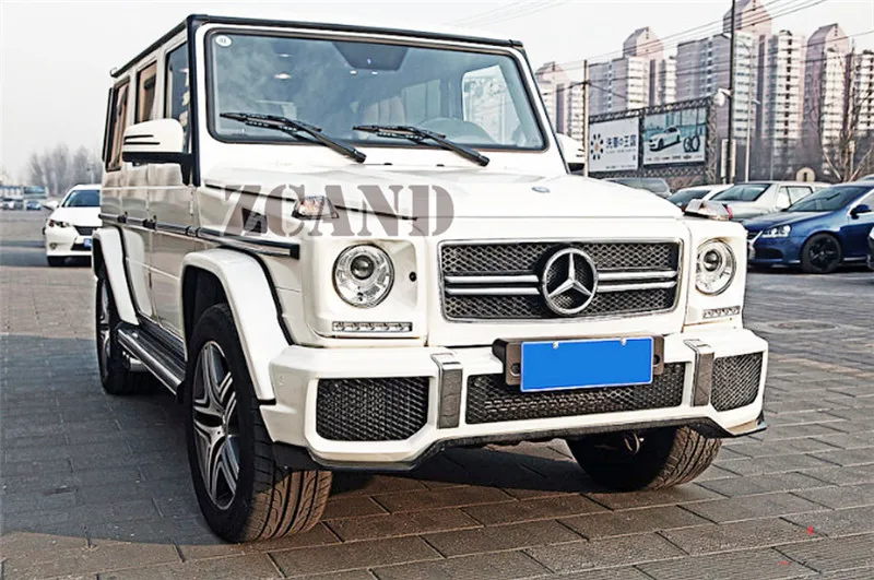 M STYLE REAL CARBON FIBER FRONT LIP SPOILER FOR BENZ W463 G63 G65 | Автомобили и мотоциклы