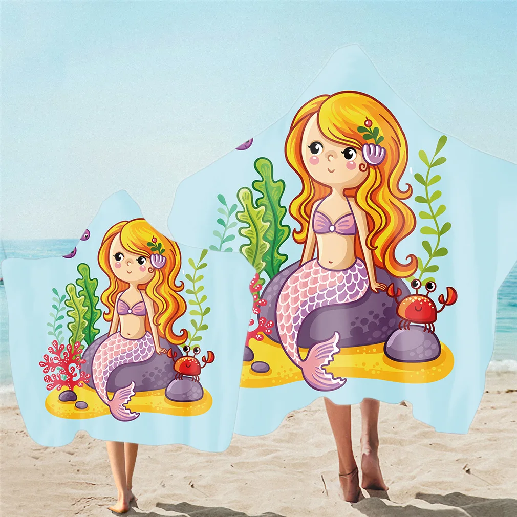 

Банное полотенце с капюшоном для взрослых и детей