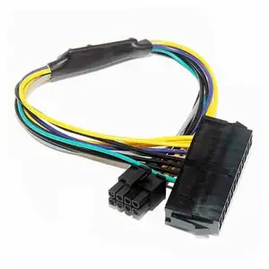 ATX 24Pin Female to Motherboard 8Pin Male for DELL Optiplex 3020 7020 9020 T1700 Server Adapter Power Cable Cord 30cm 1pc