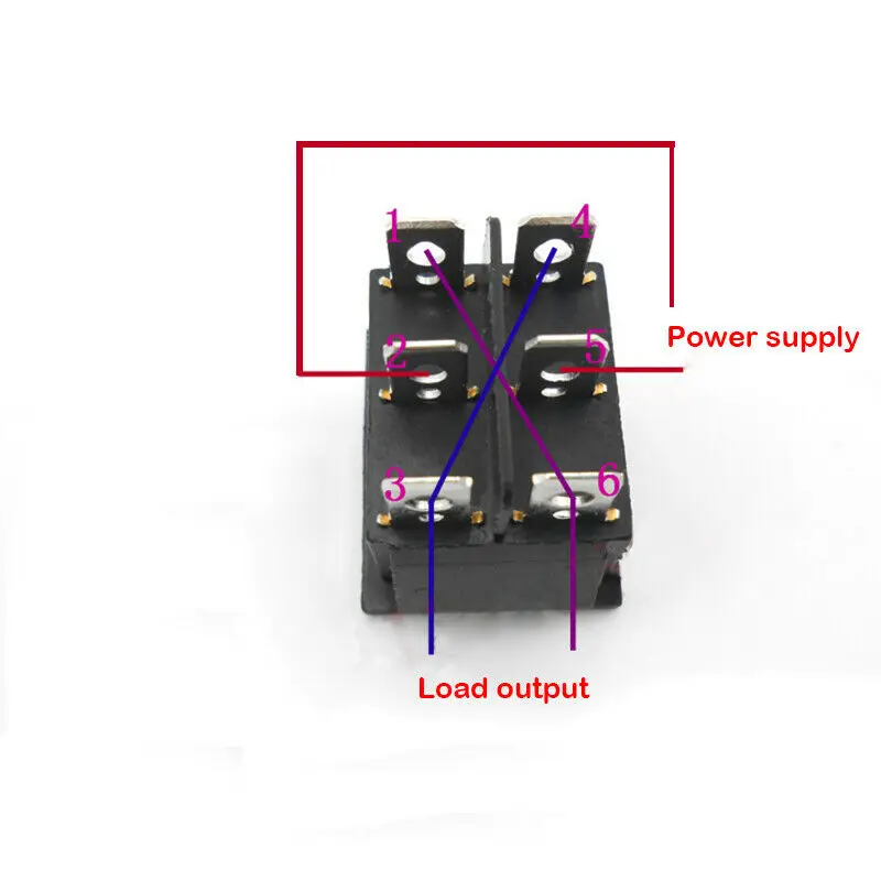 Переключатель прямого и обратного хода 20 А 12 В|Выключатели| |