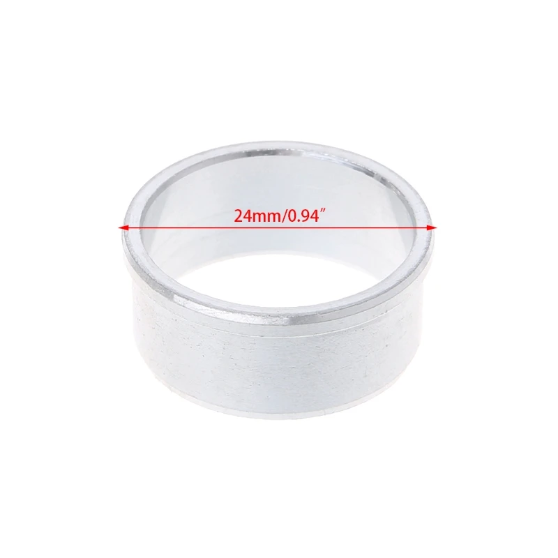 

High quality bicycle bottom bracket adapter 24mm to 22mm aluminum alloy adjustable axle conversion sleeve bicycle accessories