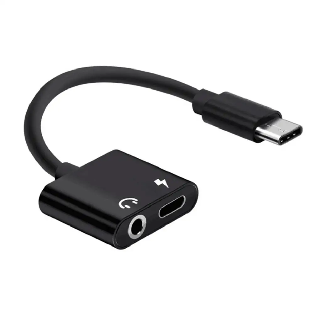 2 в 1 многофункциональный разъем типа C до 3 5 мм AUX аудио наушники USB адаптер