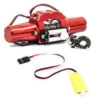double motor metal automatic winch for 110 rc crawler car axial scx10 traxxas trx4 rc4wd d90 upgrade parts accessories