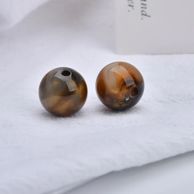 Фэнтези поток золотой песок Halo покраска облако акриловые прямые отверстия мяч DIY