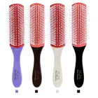 1 шт., массажная расческа для волос, Антистатическая воздушная подушка, прямая расческа для волос, расческа со съемным девятью рядами, парикмахерские инструменты, 4 цвета