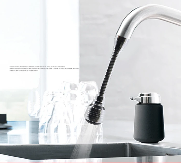 ZhangJi Bubbler вращающийся Расширенный кран аэратор диффузор воды Bubbler душ кран с форсункой разъем сопла кухонный аксессуар