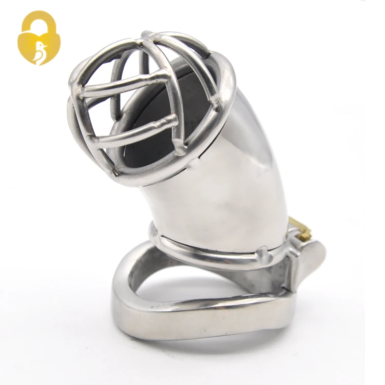 Упражнение для пениса Мужская стандартная клетка из нержавеющей стали кольцо