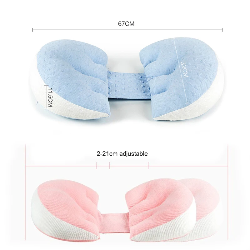

U Shape Pregnant Women Waist Support Pillow Side Sleepers Adjustable Multi-function Pregnancy Body Pillows for Maternity