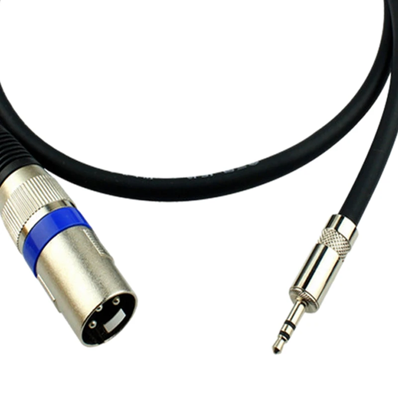 ABGN Горячее предложение XLR 3 5 аудио кабель микрофонный Поворотная карта мм TRS для DV