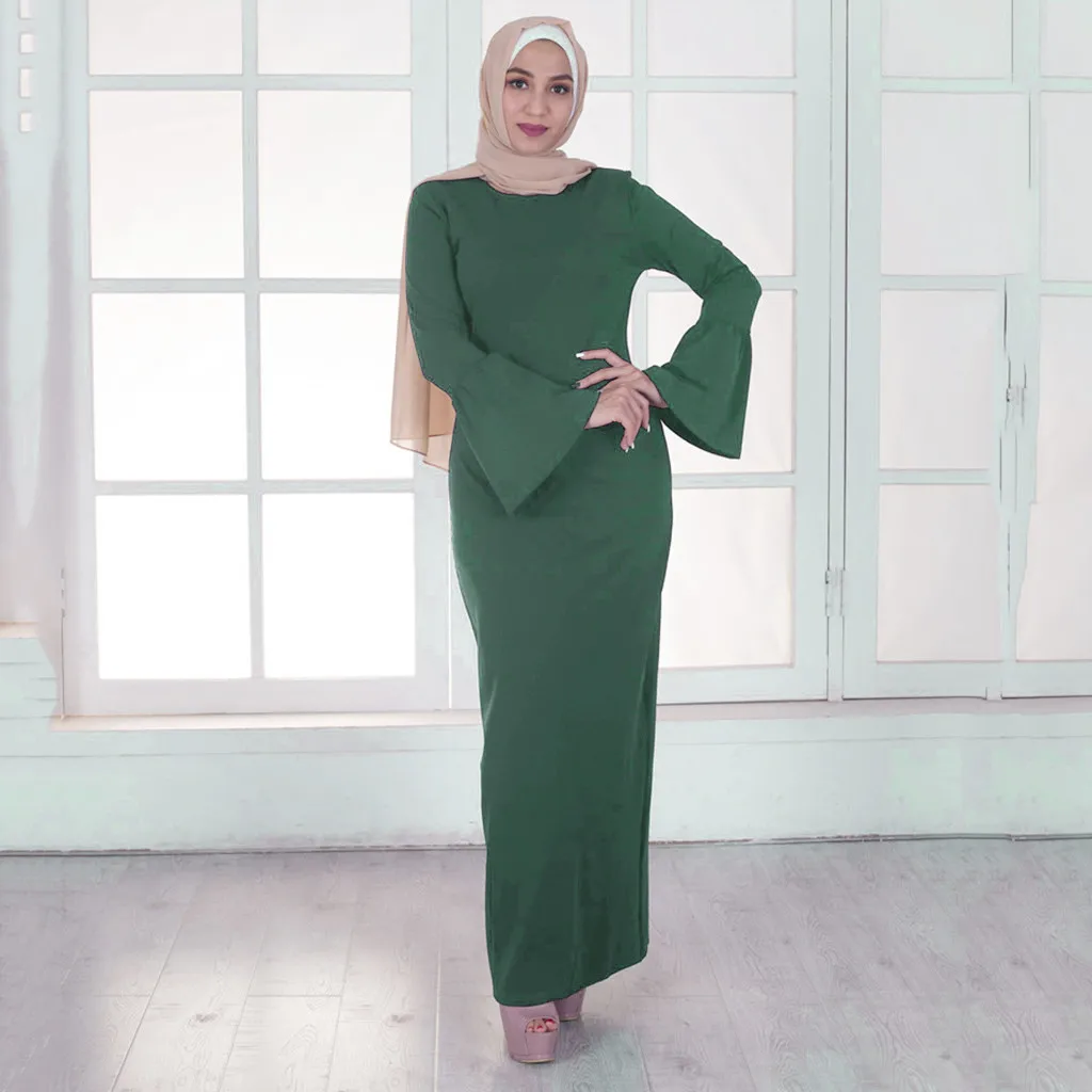 Женские мусульманские длинные Абайи красивые платья средней Востока длинное