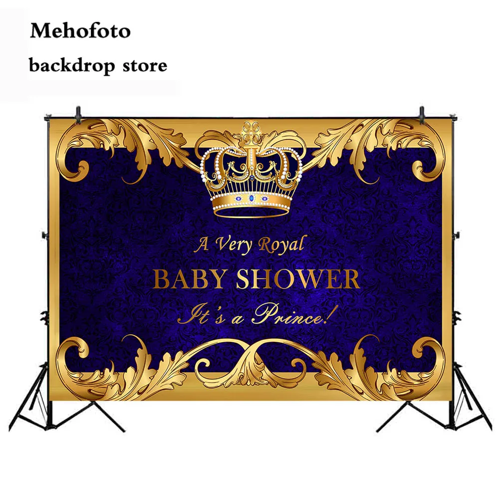 Вечерние фоны для фотосъемки с изображением Королевского принца и золотой