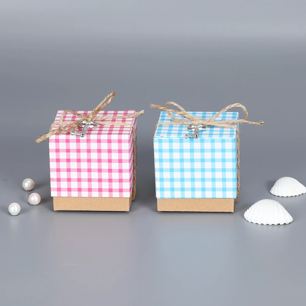 Упаковка для упаковки шоколадных конфет рубашек в клетку 10 шт. | Дом и сад